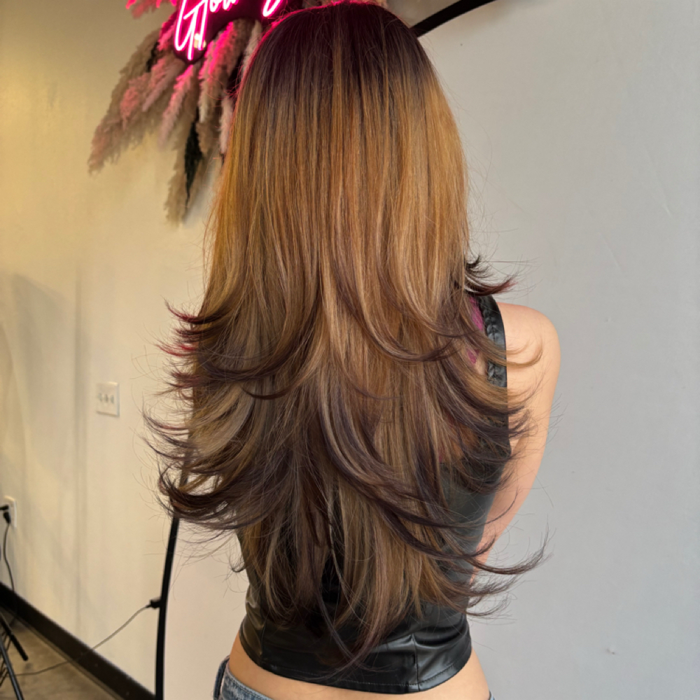 All over bleach + tone at Elliescissorhands Glow Salon And Spa in San Antonio, TX