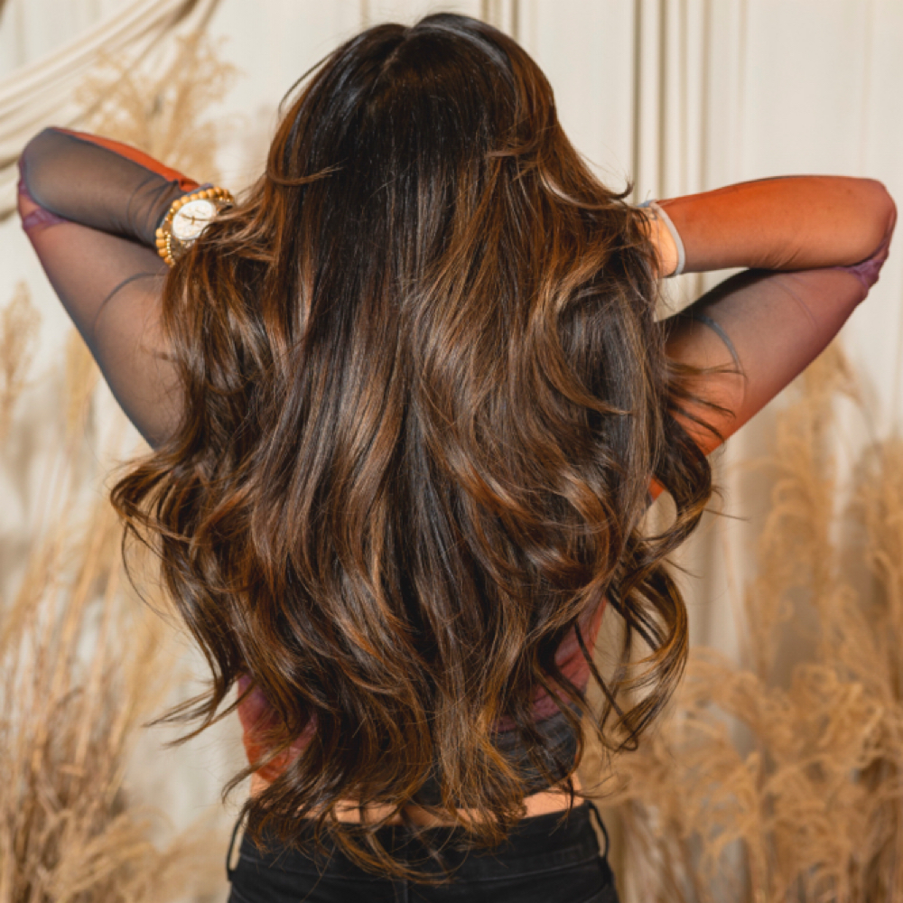 Root Touch Up + Gloss Combo at Iconic Hair Lounge in Eatontown, NJ