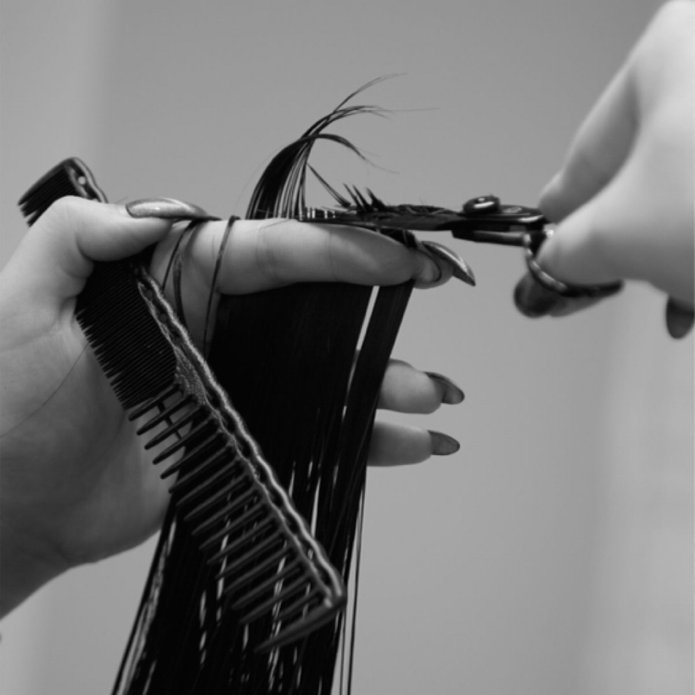 Womens Medium/Long Haircut+Style at Ember & Ash Salon in Midlothian, TX