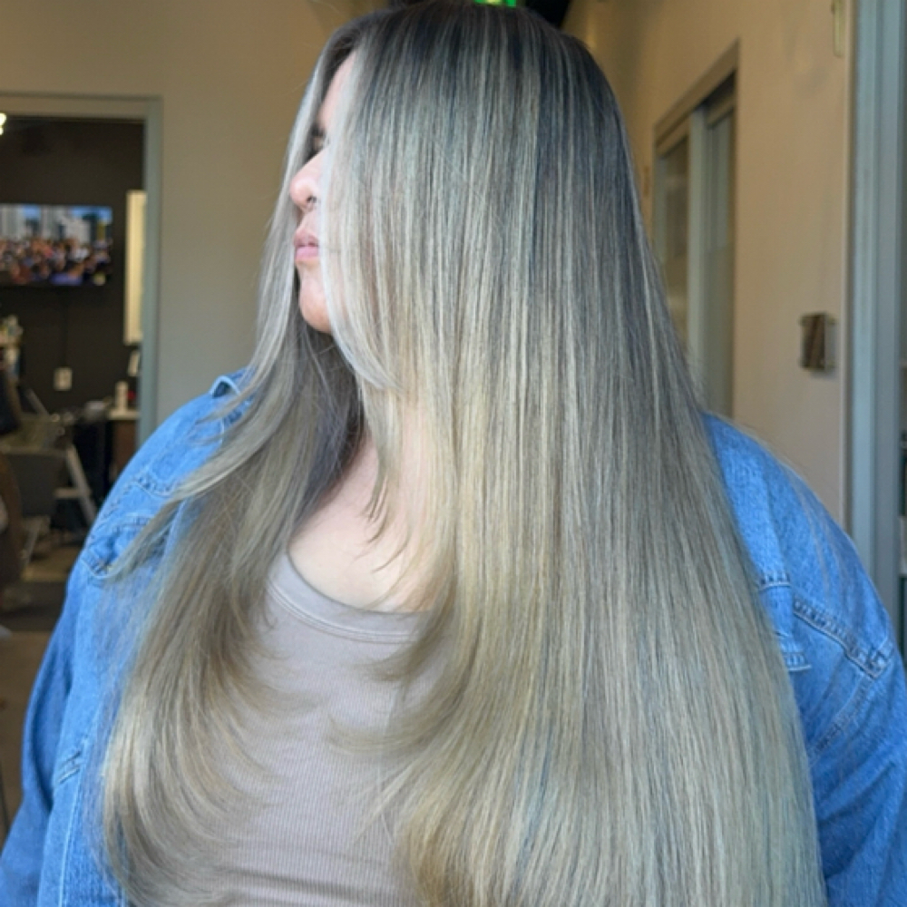 Highlight/ Balayage Heavier Blonde at Helena Xena in Redlands, CA