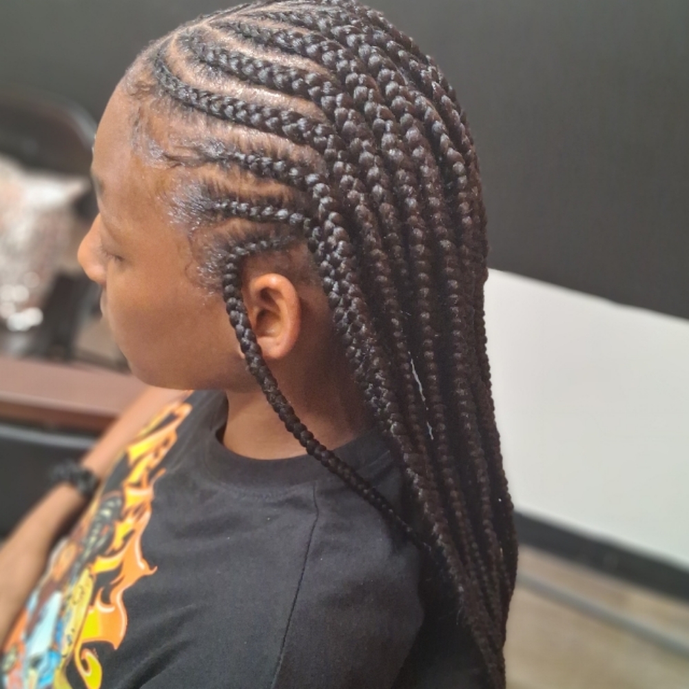 Fulani Braids at CTK Natural Hair Studio in Columbia, MD