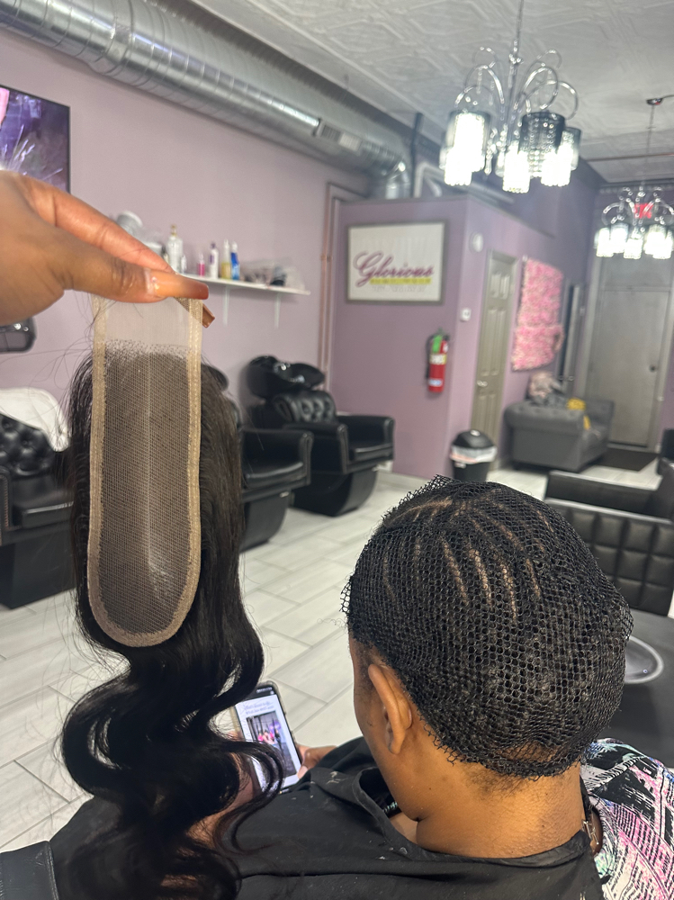 Closure deals 4x4 or 2x6 any inch at glorious remy hair in forest park, IL