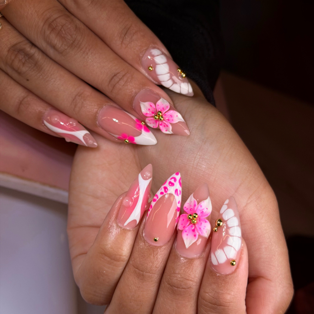 Medium PolyGel Fullset at Atouchofbeautyllc in Willimantic, CT