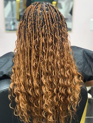 Boho Braids/Medium / Lowerback Length