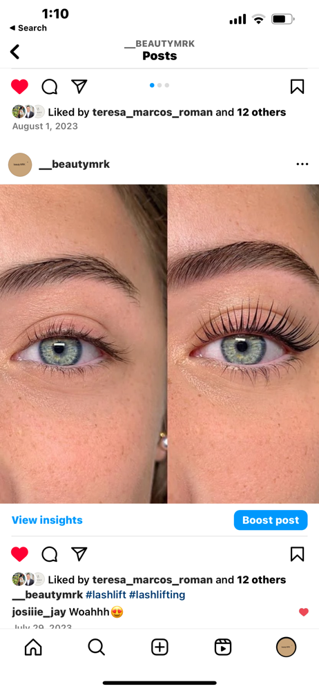 Lashlift And Tint