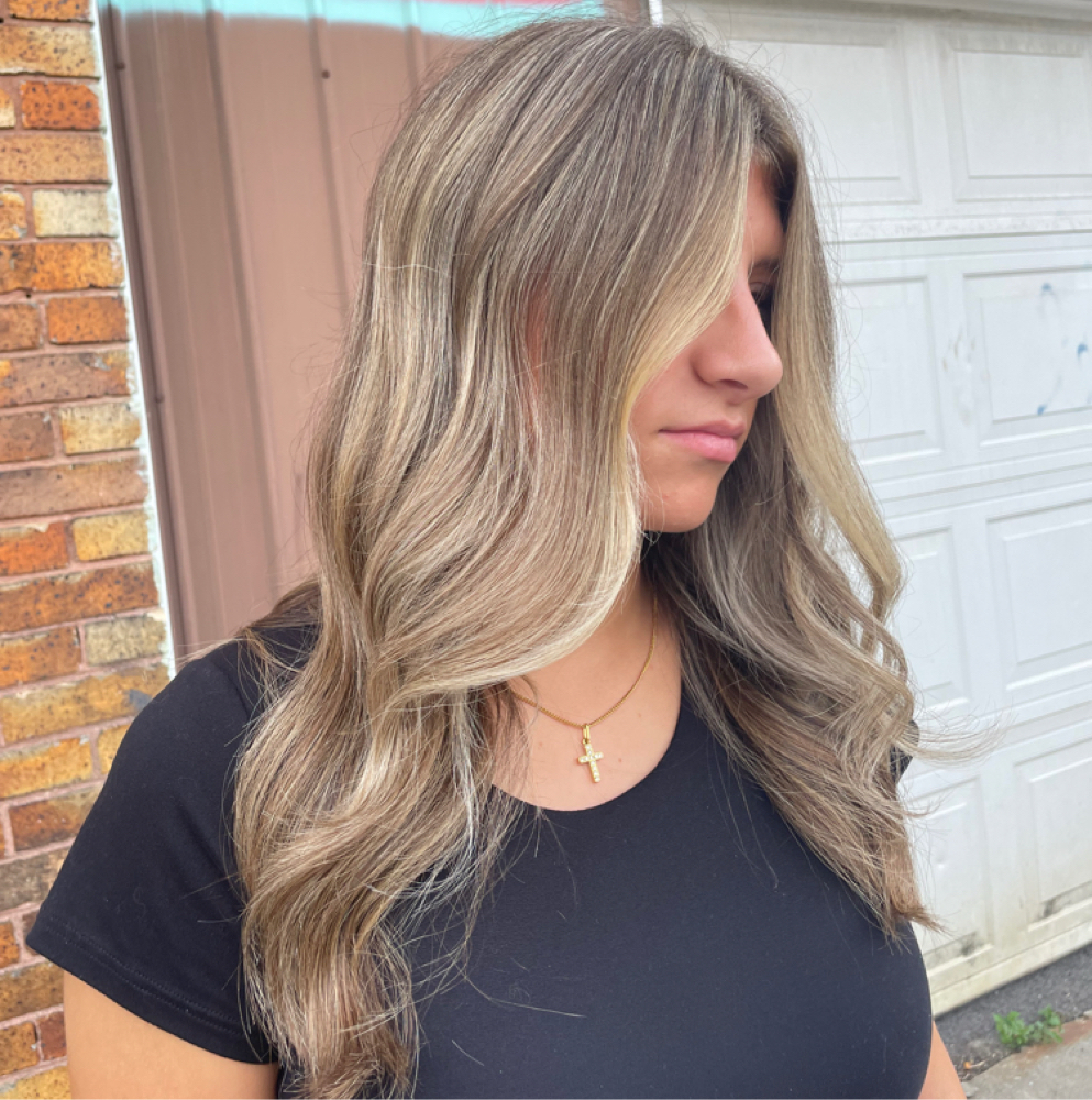 Heavy Highlights And Lightning at Knot Just Hair in Adams, NY