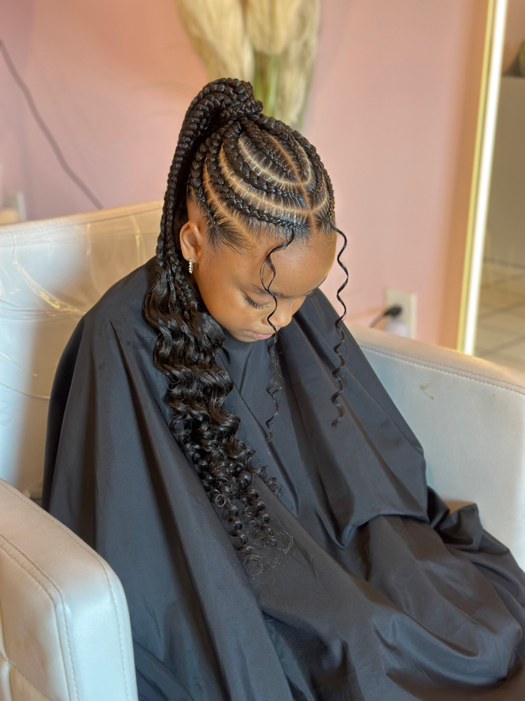 Kids Medium braid style