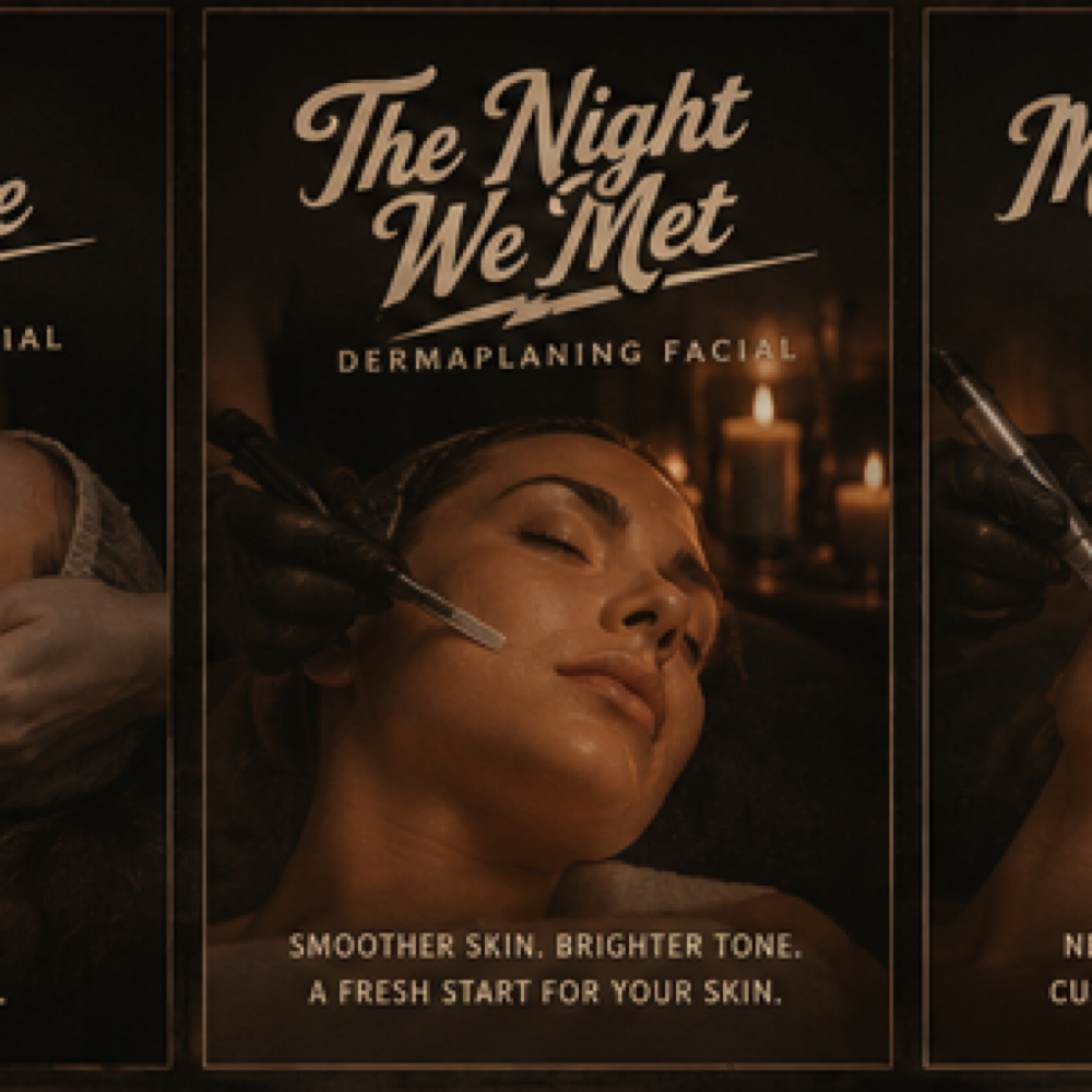 The Night We Met (Dermaplane) at The White Brick Hair & Co., LLC in Petersburg, IN