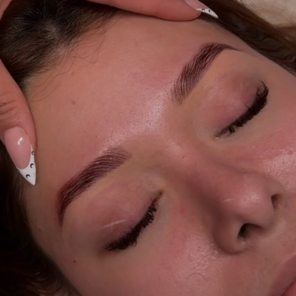 Eyebrow lamination + tint + wax at LASHESBYYNEZ in Rialto, CA
