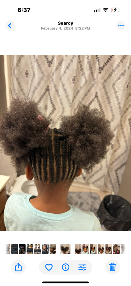Kid Natural Braiding Style