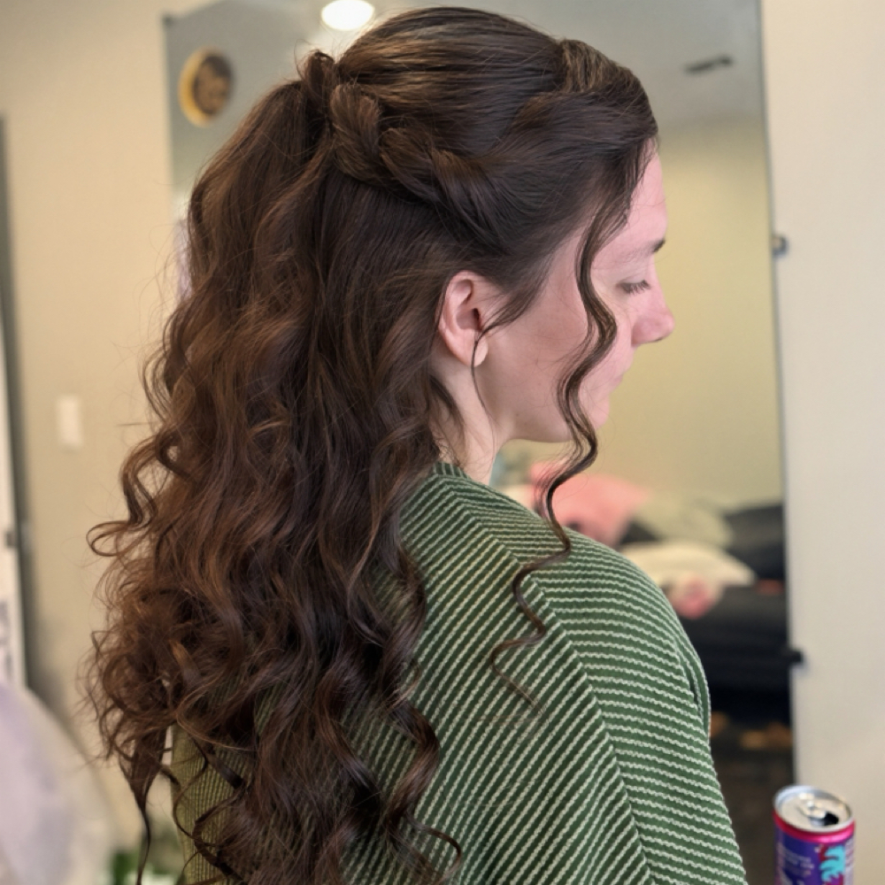 Half Up Or Updo Formal at Enhance Beauty by Rebecca in Jonesboro, AR