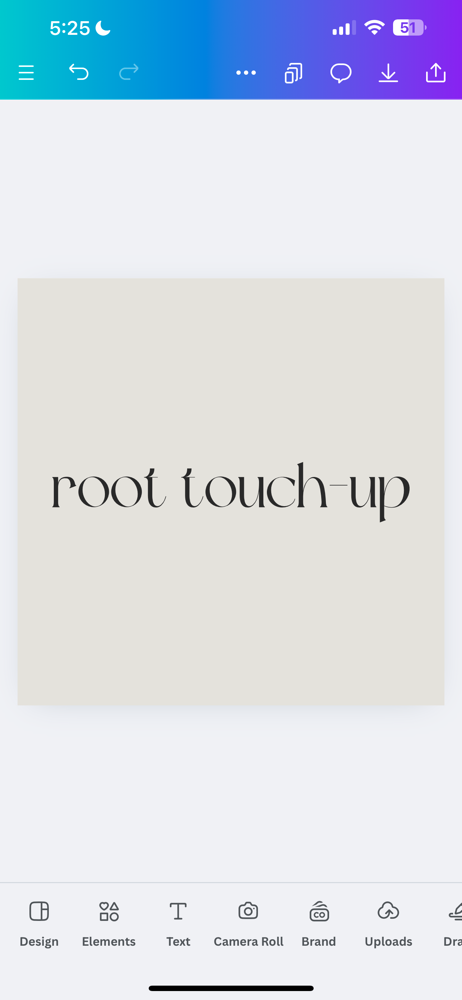 Root Touch Up