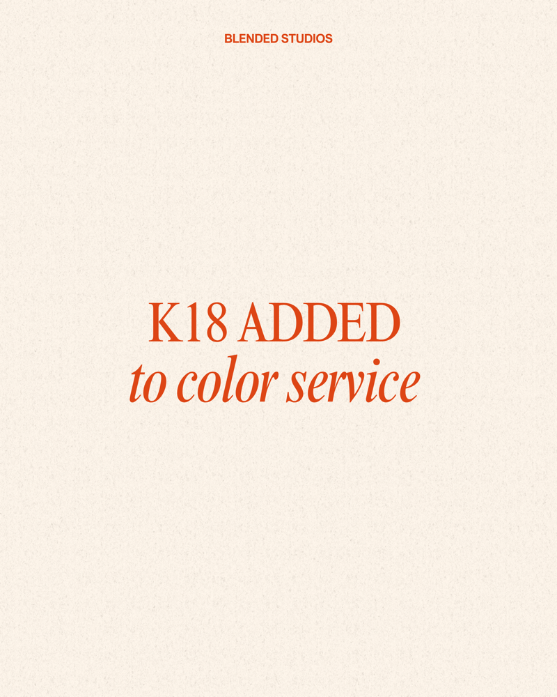 K18 Added To A Color Service