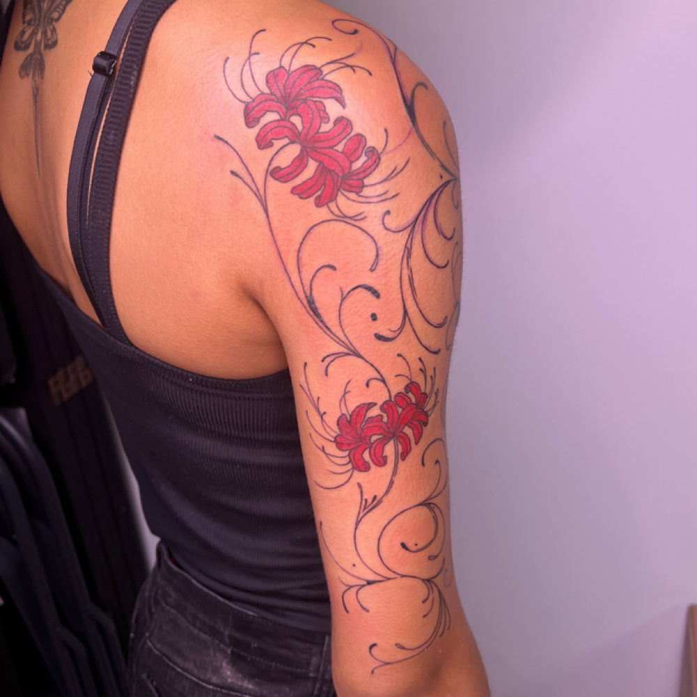 Quarter Sleeve at Velvet Muse Tattoo in Charlotte, NC