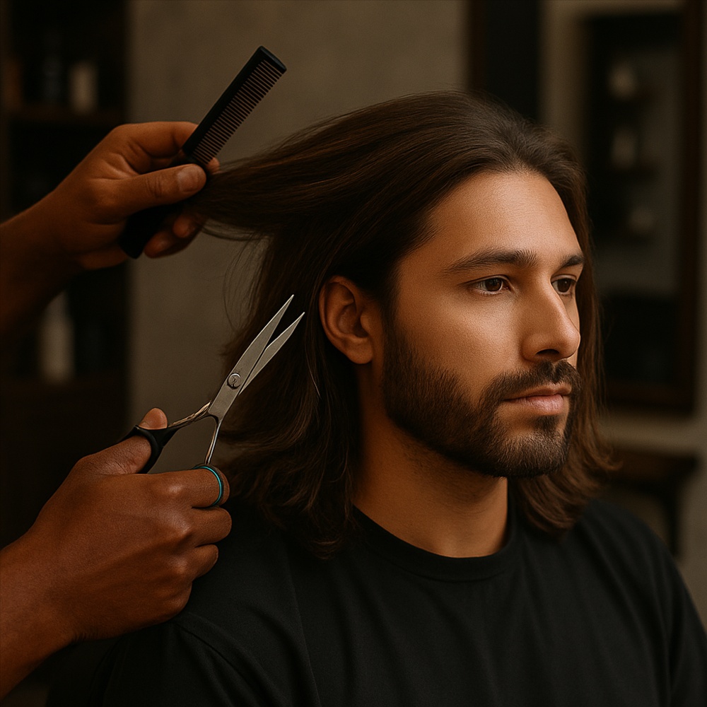 Long Haircut at Da'Xperience in atlanta, GA