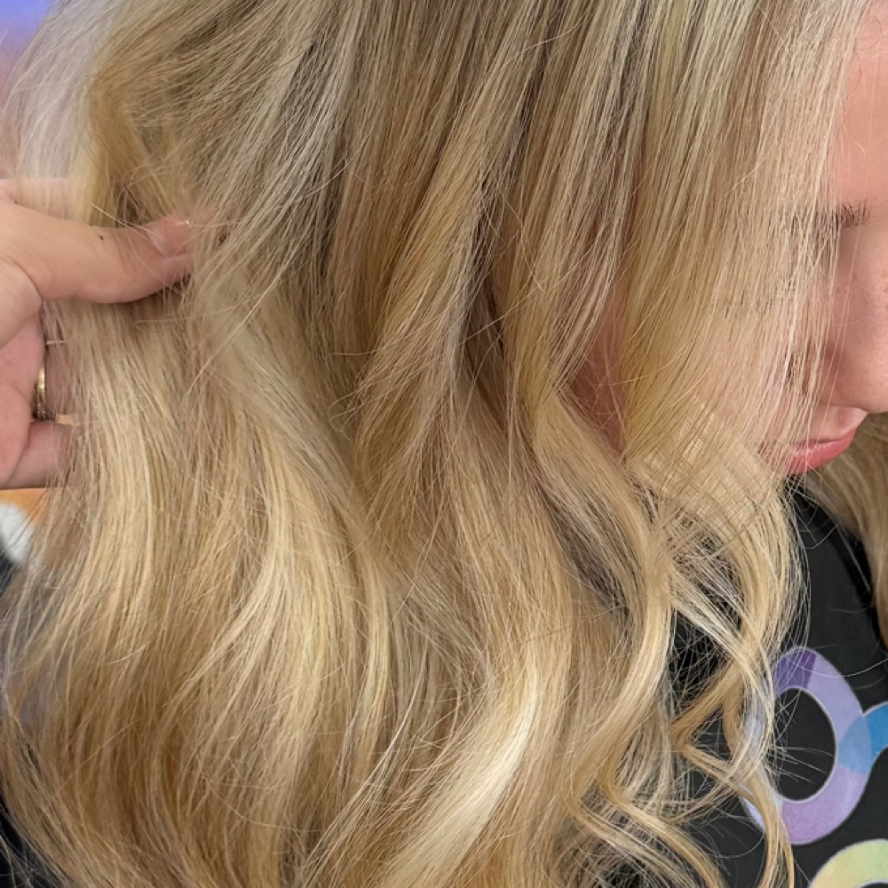 Custom Blonding at KI SALON in Fresno, CA