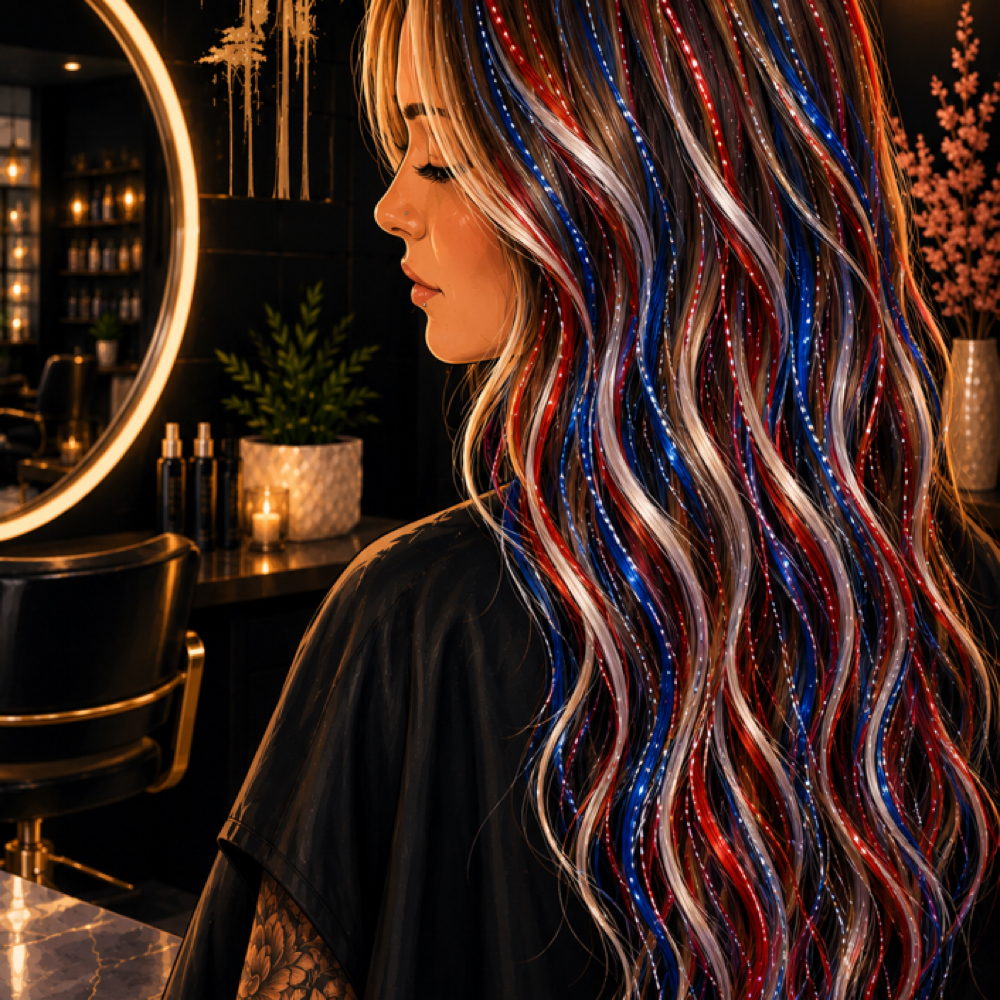 Tinsel/Fairy Hair at Cypress Shears Salon LLC in Winter Haven, FL