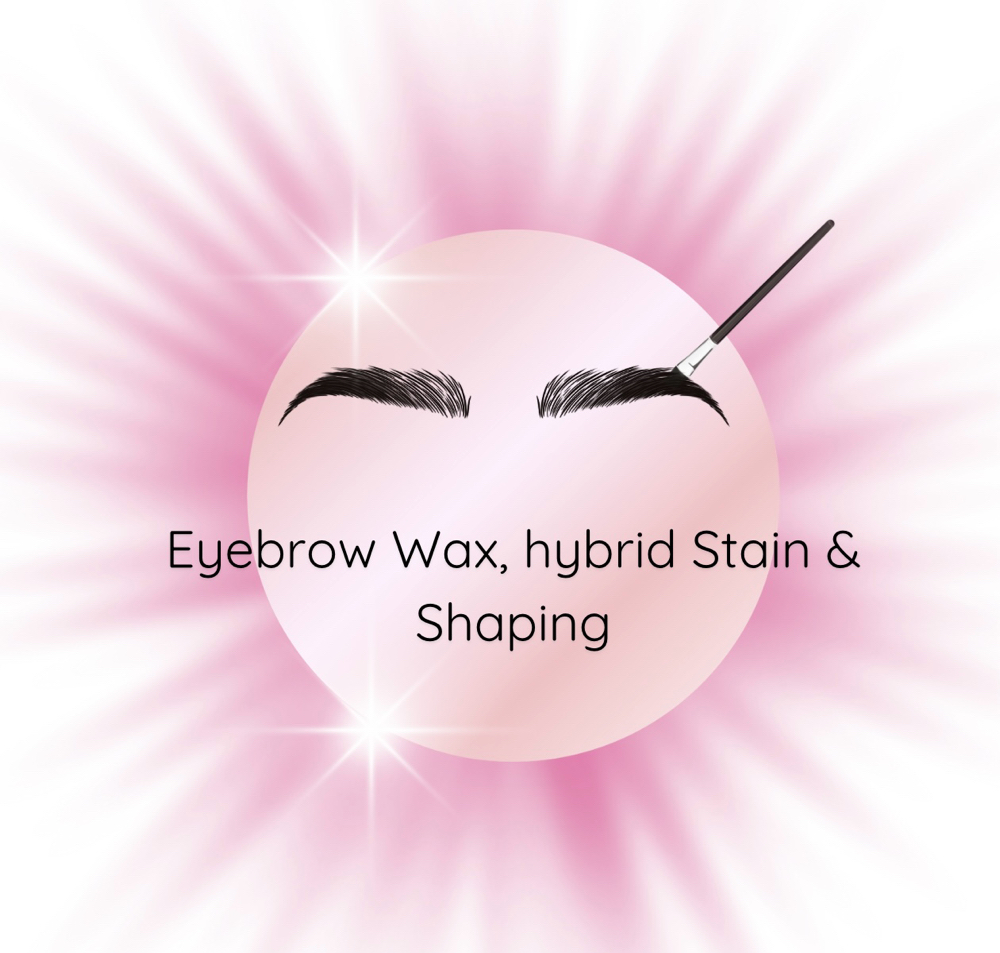Eyebrow Wax, Hybrid Stain & Shaping