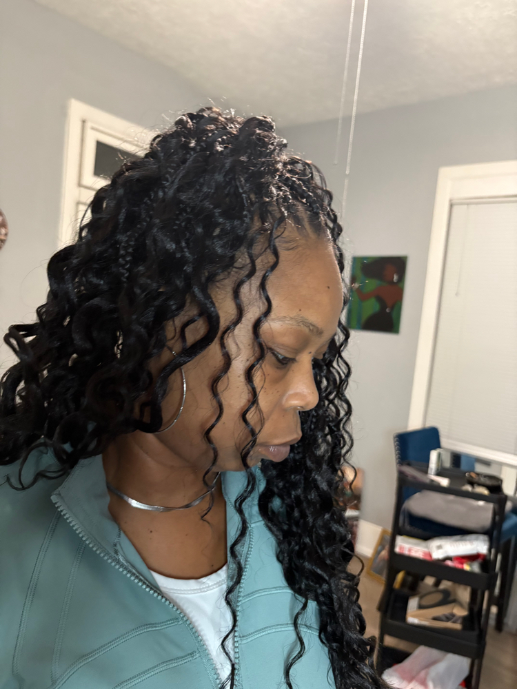 Boho Knotless Braids