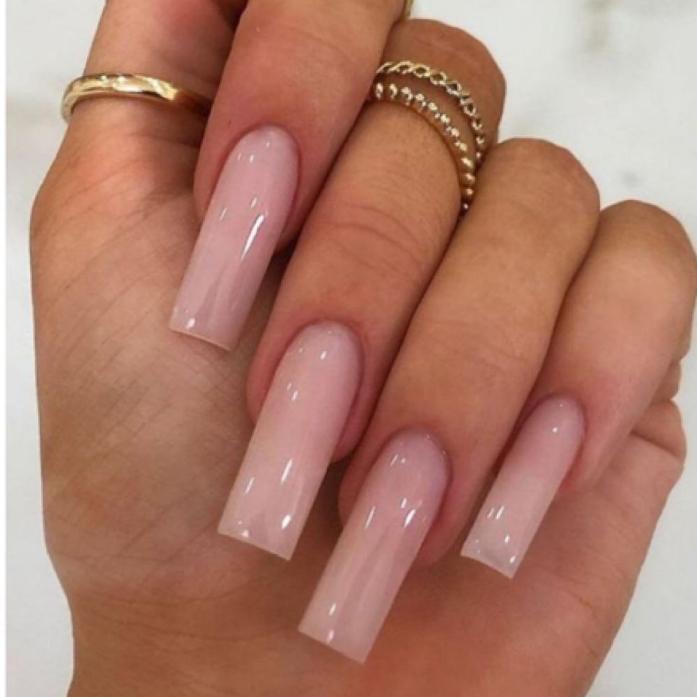 Extra long nails / Natural at Julia Nails Florida in Orlando, FL
