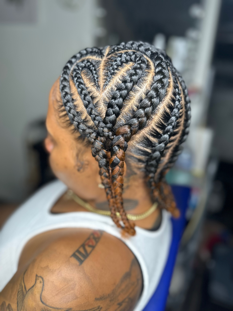 Braids w/ Design