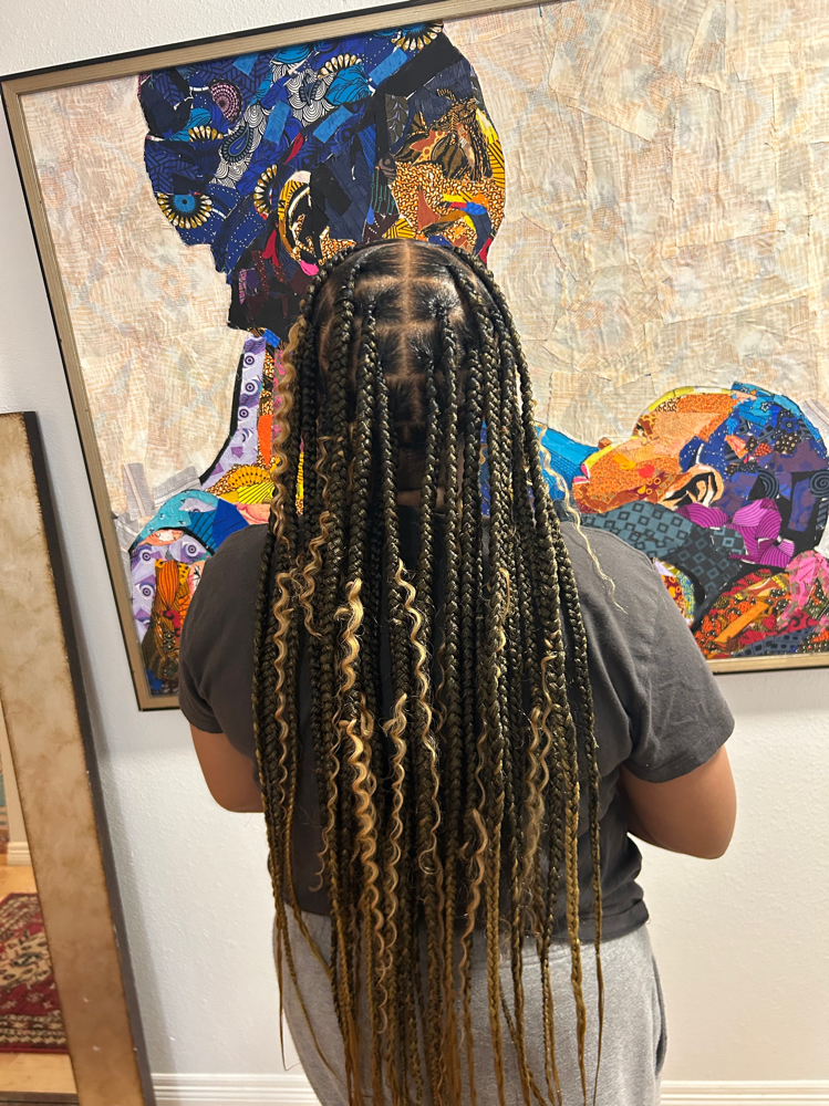 Large boho Knotless