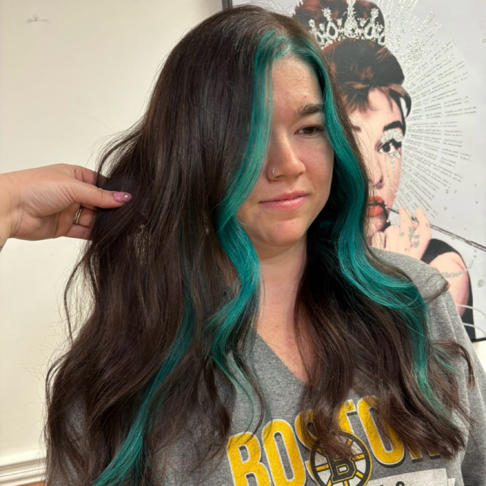 Just The Face Framing at Boho Hair Studio in Westfield, MA