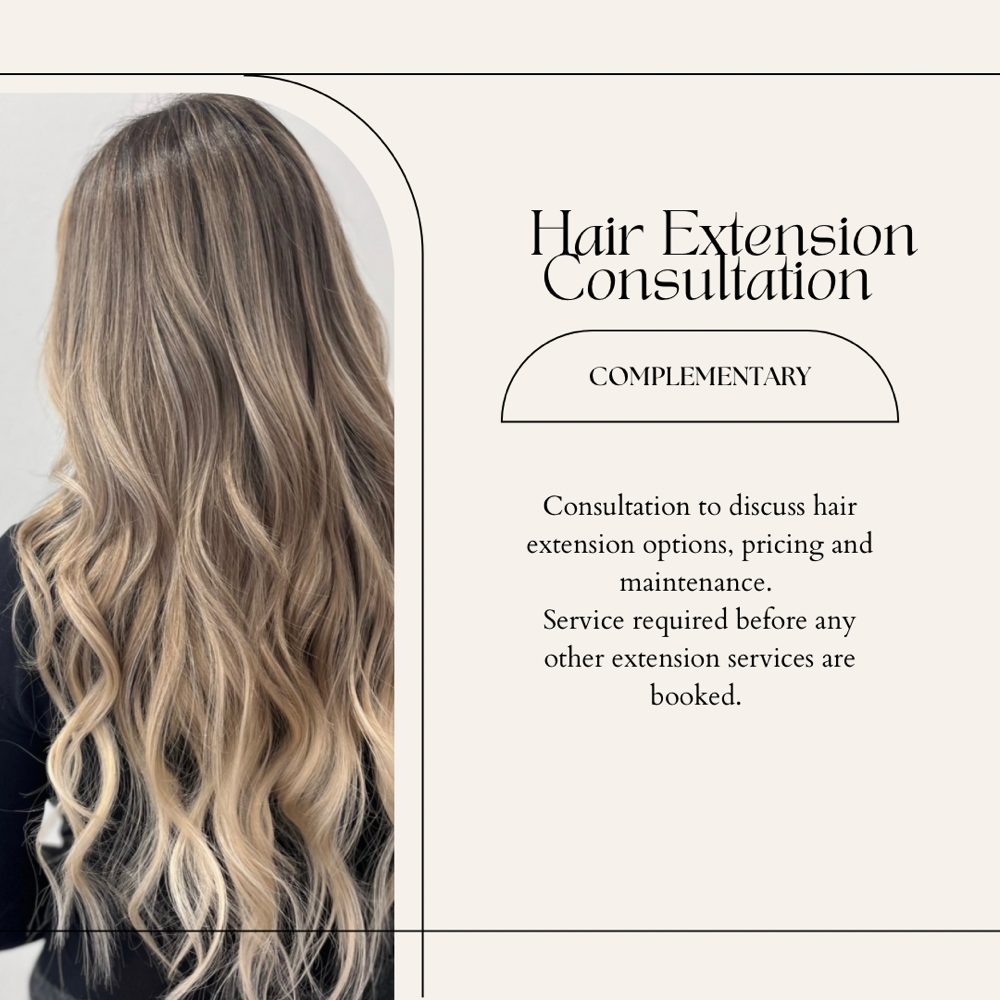 Hair Extension Consultation
