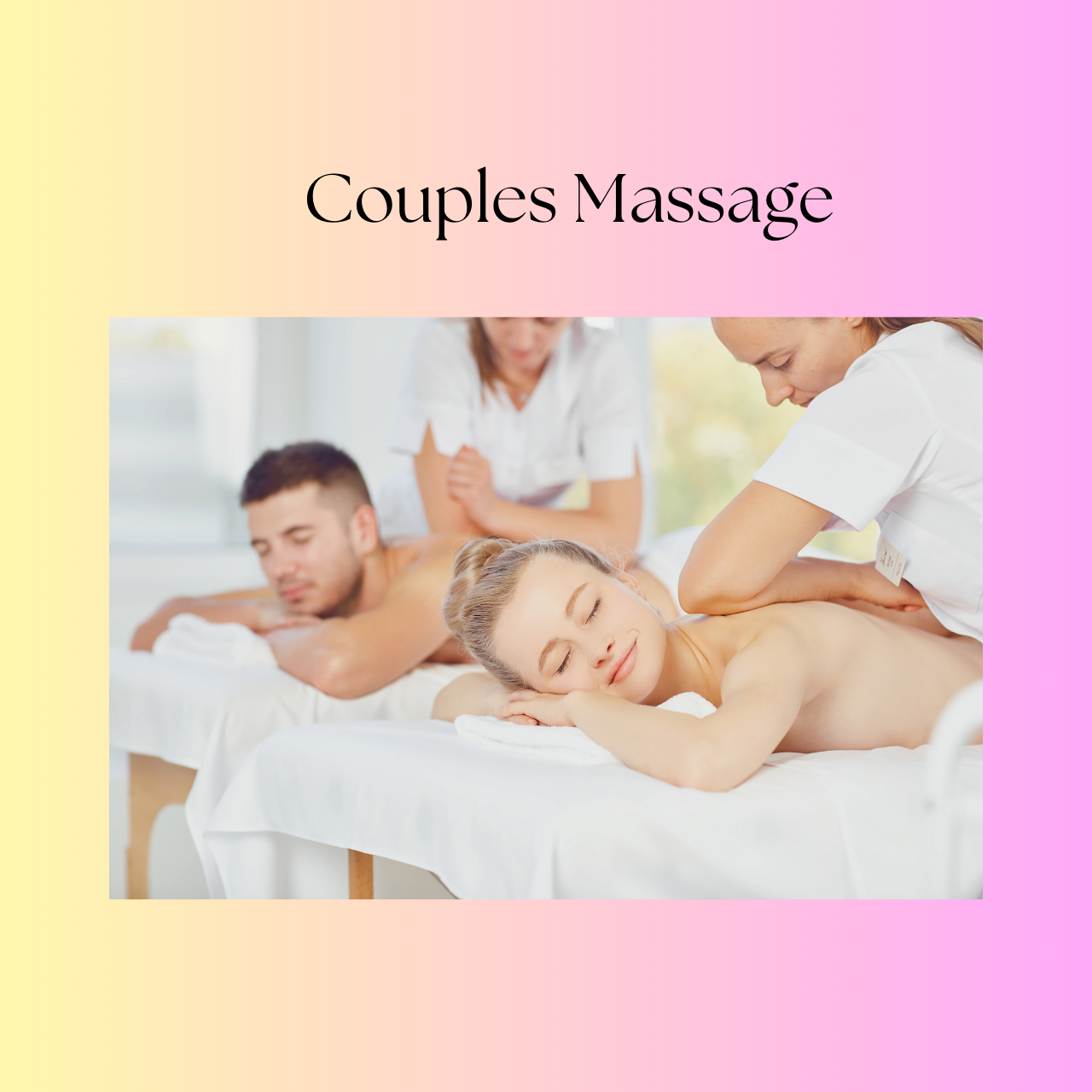 Couples Massage 60 min