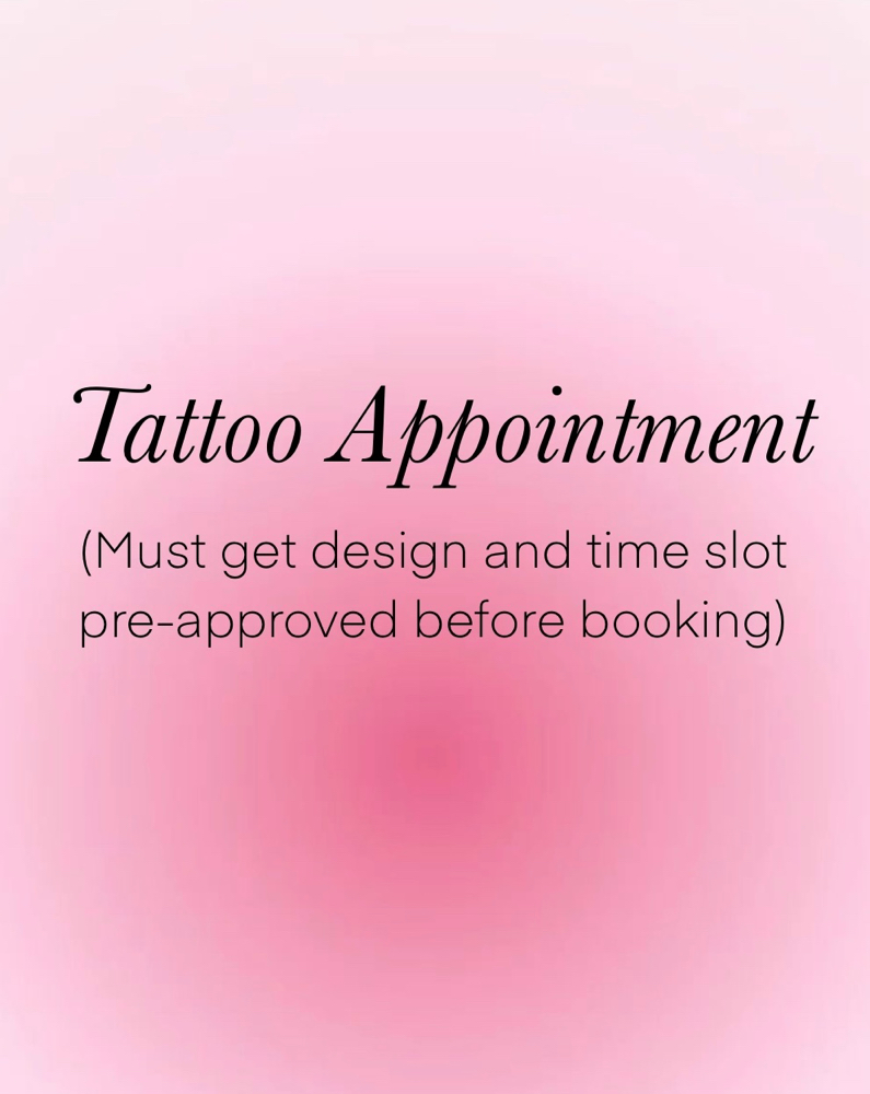 Tattoo Appointment