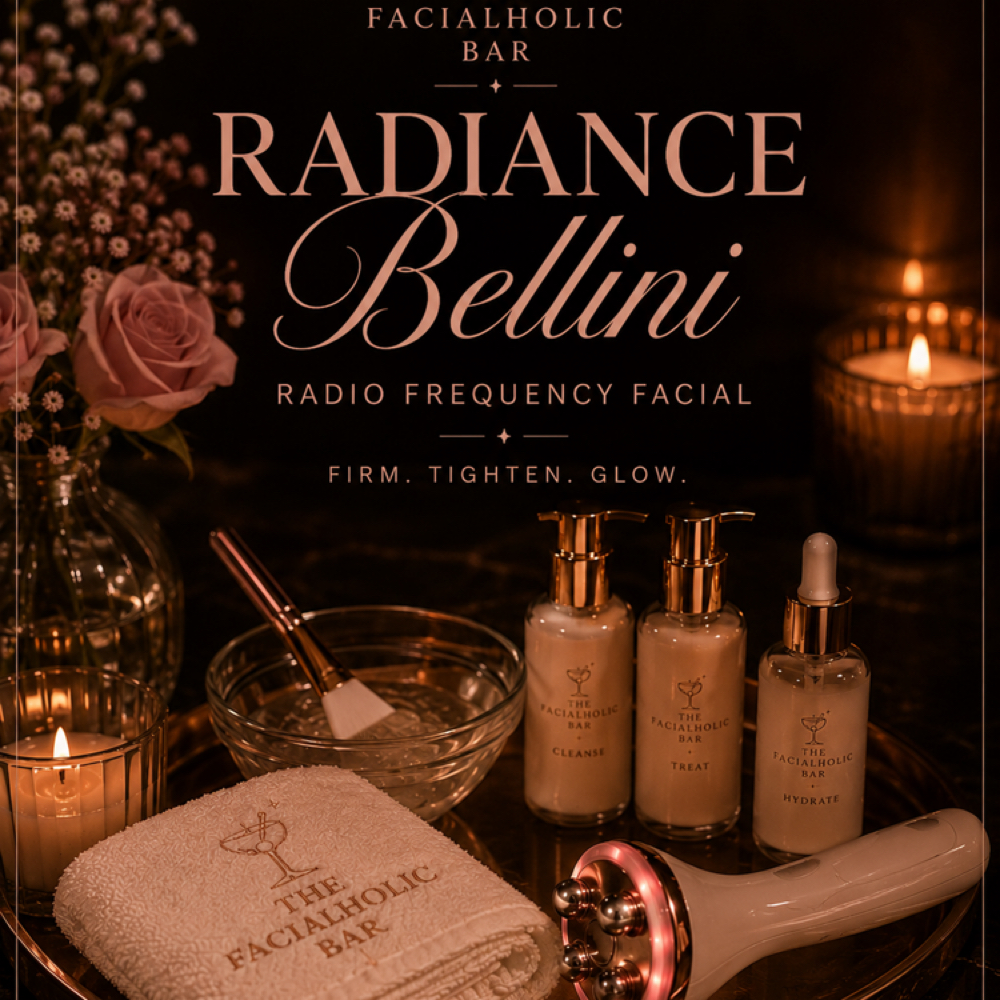 The Radiance Bellini✨ at The Facialholic Bar in Houston, TX