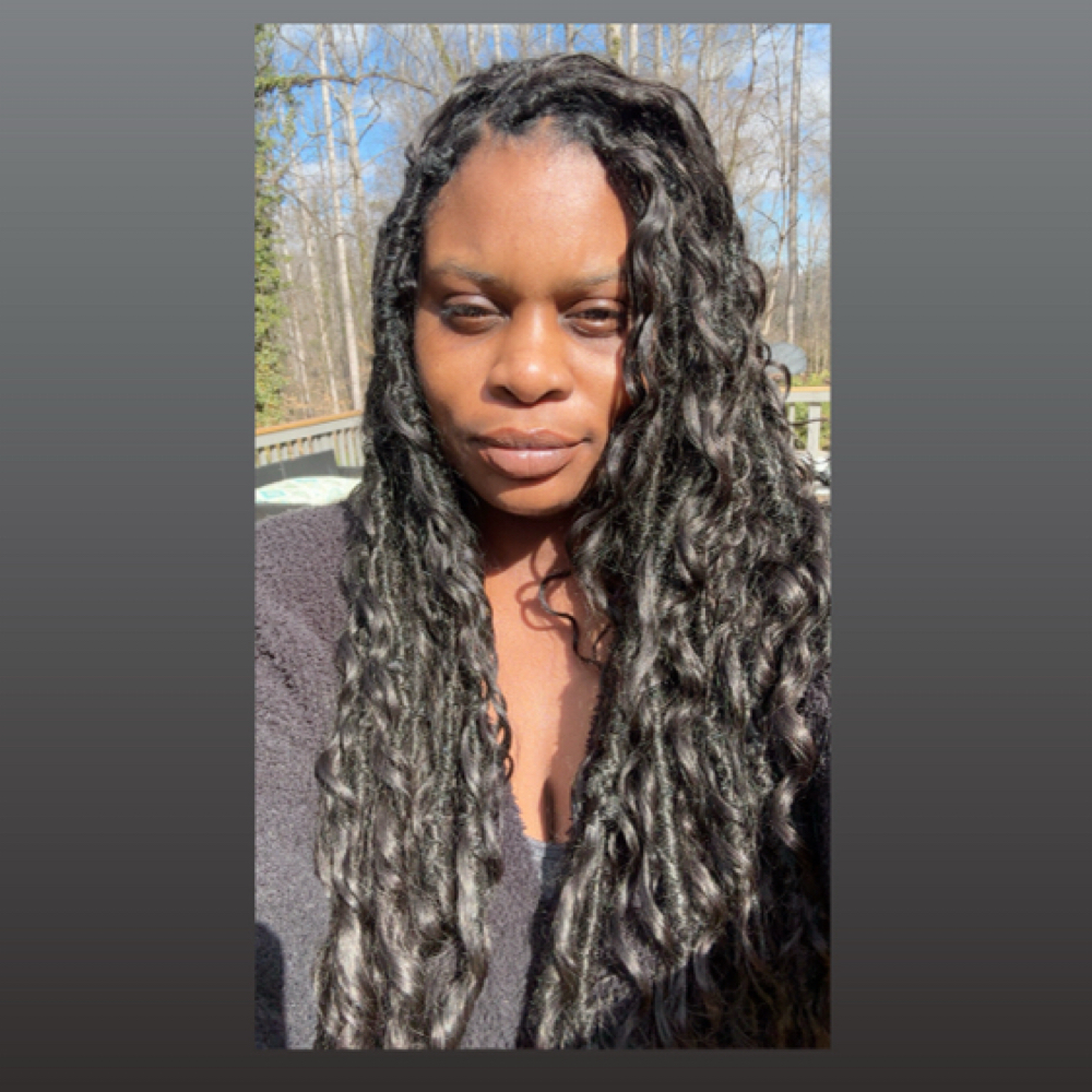 Gypsy Locs (Human curls ) at Sit With Cham in Charlotte, NC