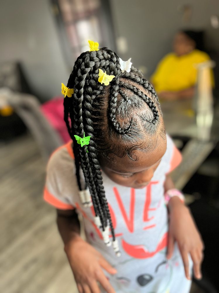 Childrens Feed In Braids