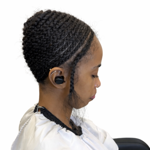 Natural Hair Braid-Down Prep