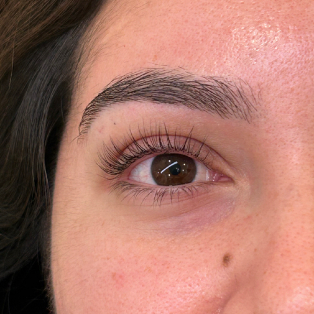 Korean lash lift (MODEL) at Faccia Bella Beauty Bar in Riverside, CA