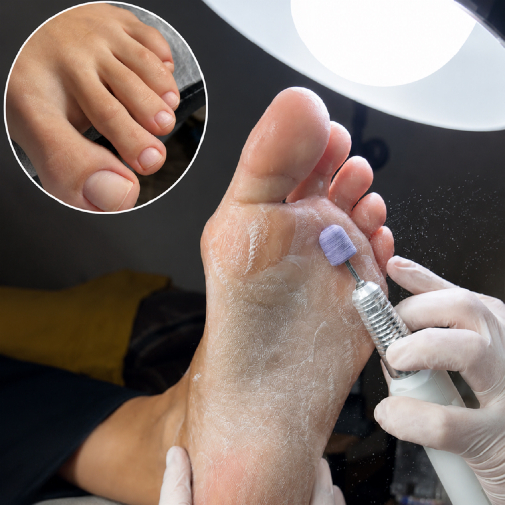 Russian Dry Pedicure (No Polish) at Nails by Stephanie Pediet in Allentown, PA