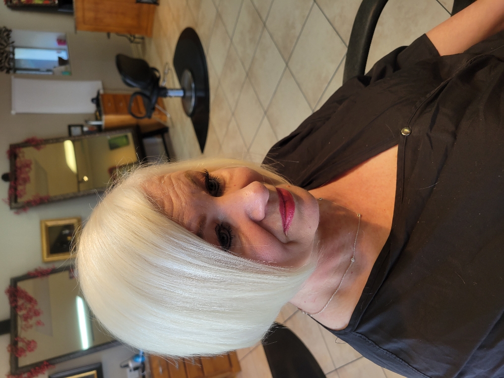 Single Process Color With Cut at Mark Anthony Salon in Springville, UT