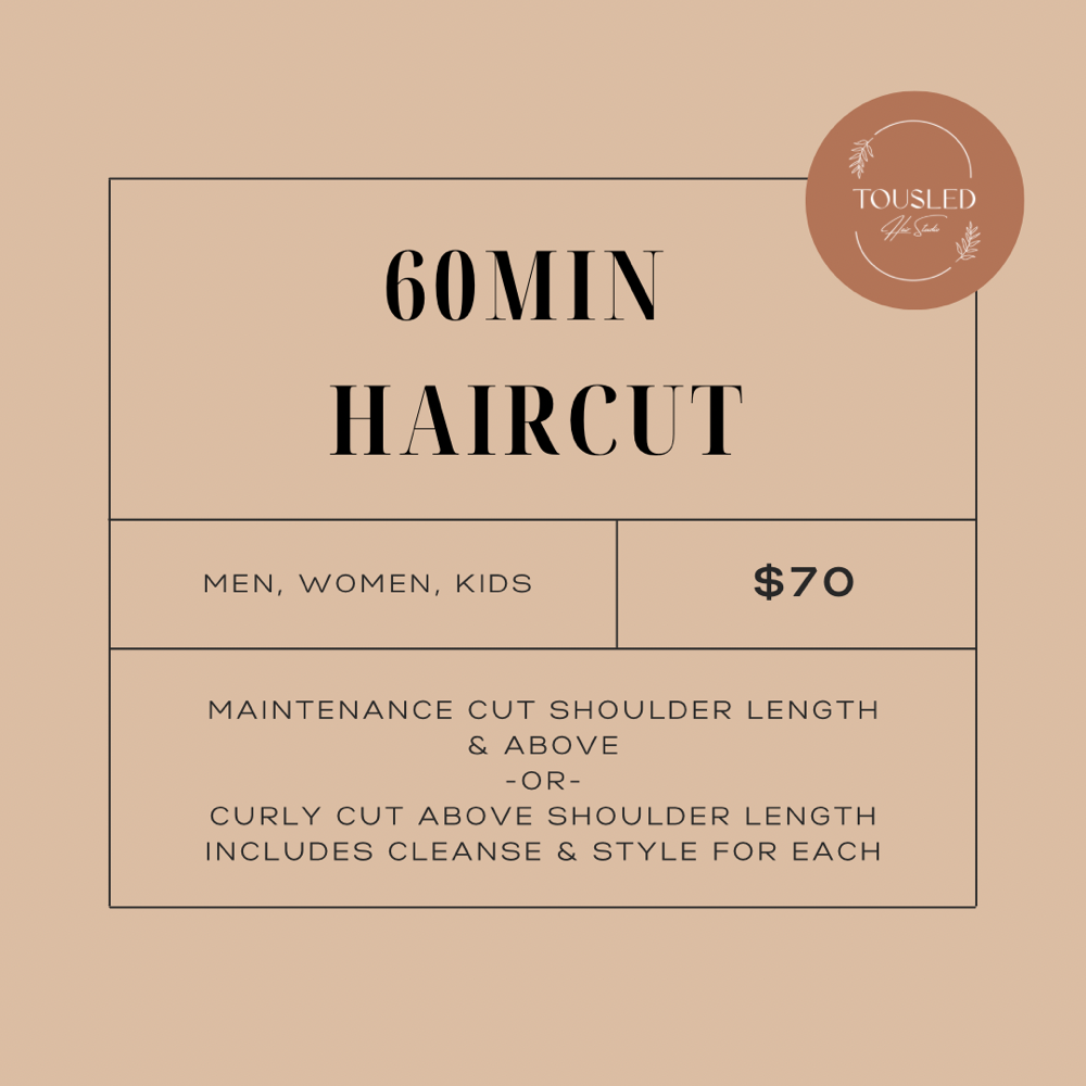 60min Haircut