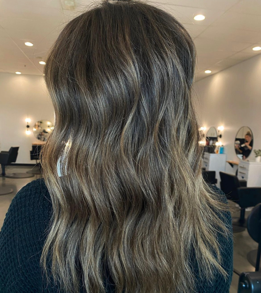 Root touchup & Partial Highlight