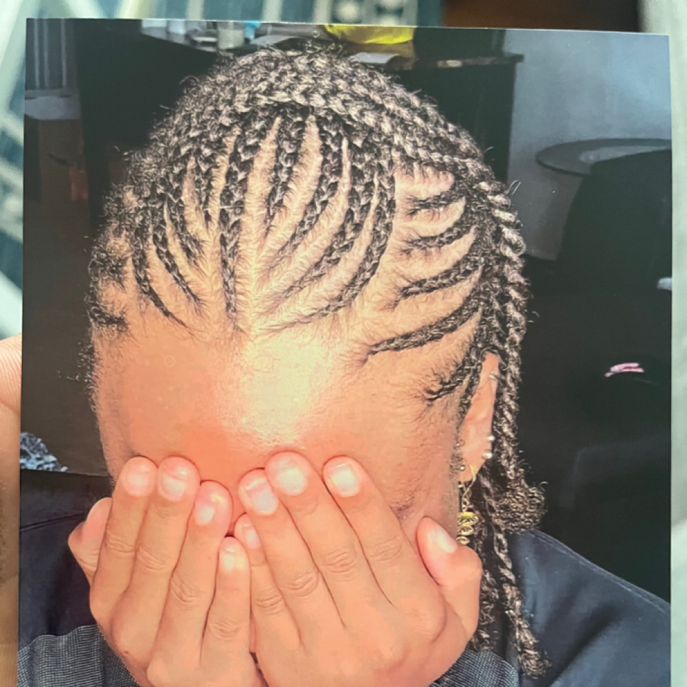 Small Natural Hair Braiding at The Braids Doctor in Houston, TX