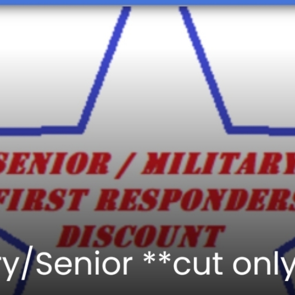 Military/Senior **cut only ** at 29cutz in Rock City Falls, NY