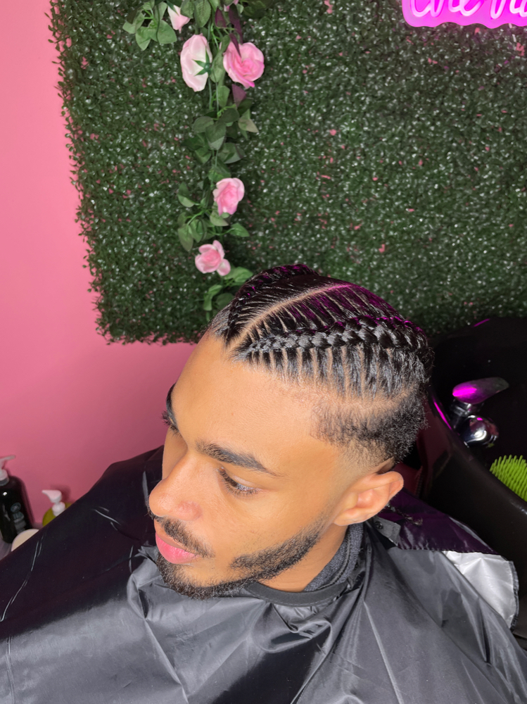 Mens Dutch Braids