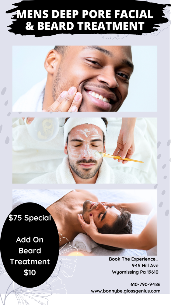 Men Facial W/ Beard Treatment