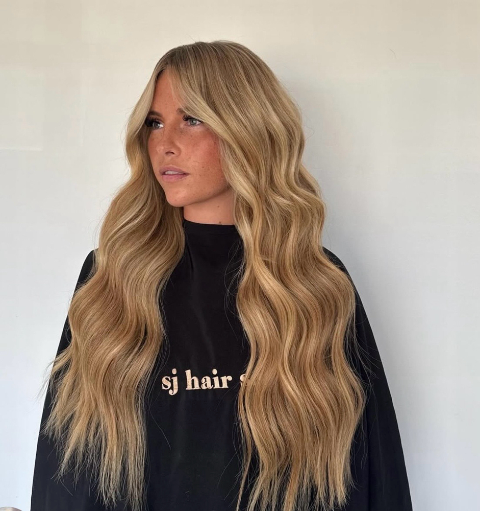 Hand Tied Weft (3 Rows) at The Mane Strand in Wexford, PA