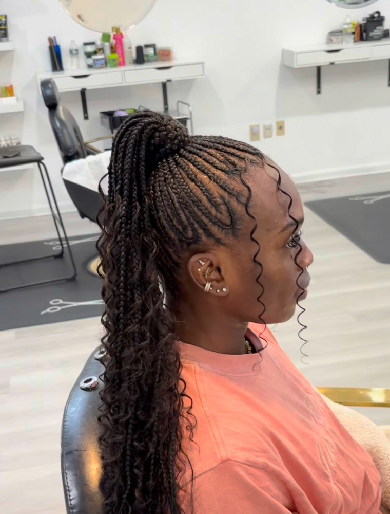 SMALL FEED-IN PONYTAIL *HH Not Incl