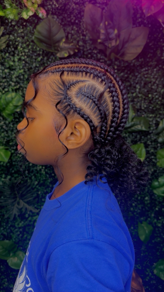 7-12 Feed In Braids