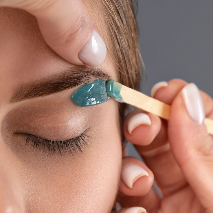 Eyebrow Wax Clean Up