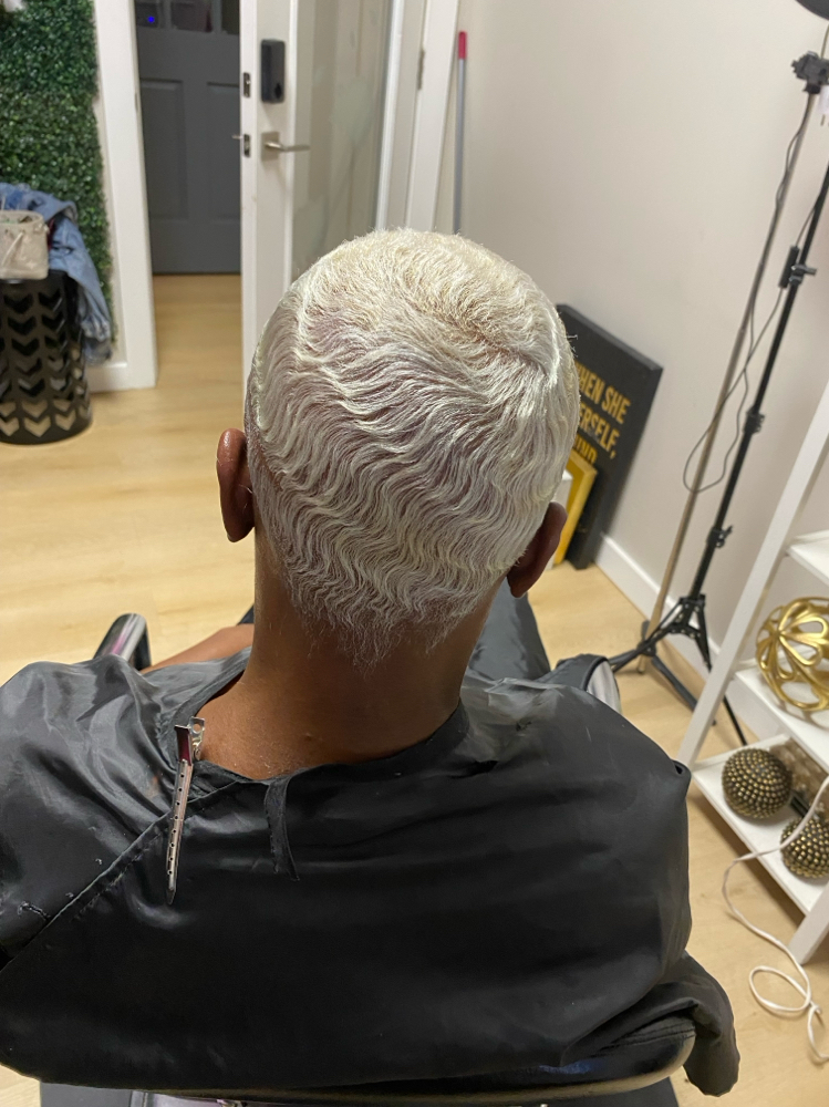 Platinum pixie at Pretti Millionaires & Co. LLC. in Decatur, GA