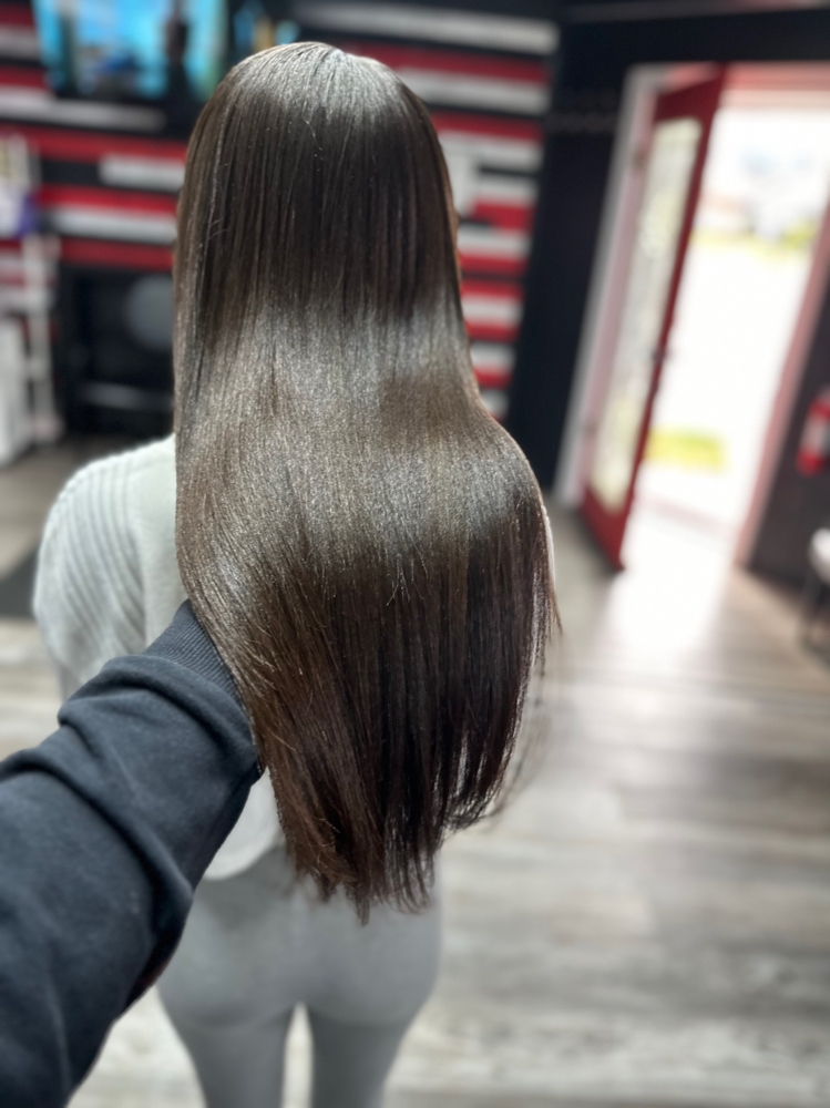 Silk Press at Hair Beauty by Ash Nicole in Lorain, OH