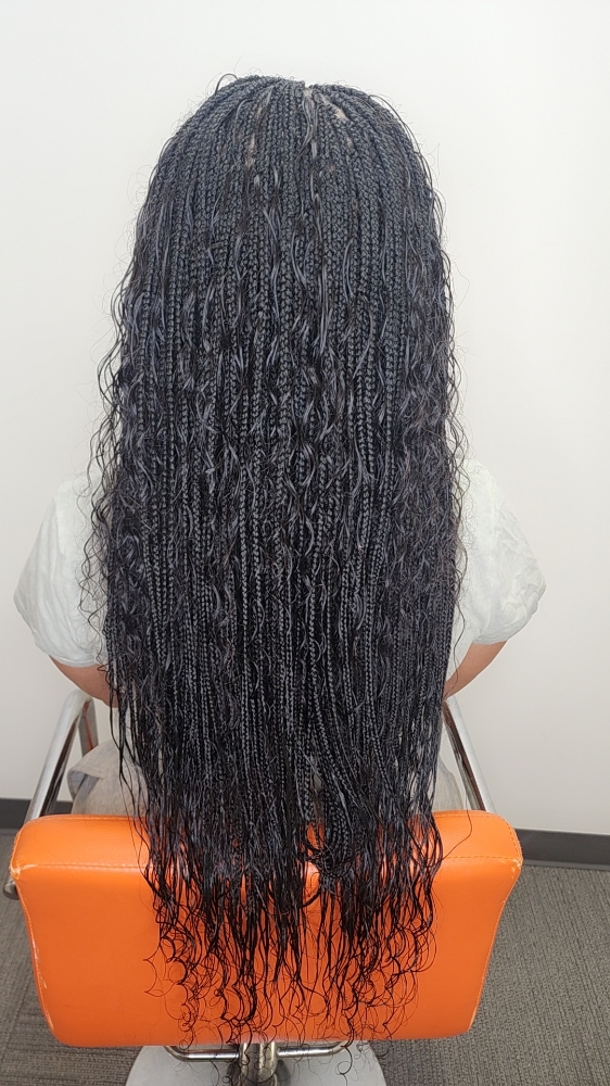 Braids With Human Cury Ends Only